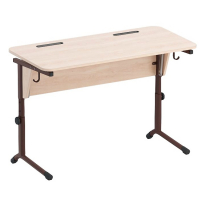 Стол ученический двухместный с наклоном столешницы (0-24°) на плоскоовальной трубе - fgospostavki.ru - Челябинск