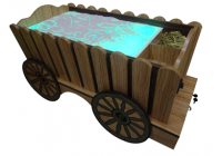 Стилизованный световой стол "Телега" - fgospostavki.ru - Челябинск
