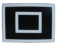 Щит баскетбольный навесной на шведскую стенку (ламинированная фанера), размер 700х700 миллиметров - fgospostavki.ru - Челябинск