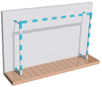 Ворота для гандбола и минифутбола трансформируемые (без сетки, на колесиках) - fgospostavki.ru - Челябинск