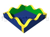 Сухой бассейн "Волна-2" с аппликацией - fgospostavki.ru - Челябинск