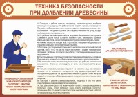 Стенд "Техника безопасности при долблении древесины" - fgospostavki.ru - Челябинск