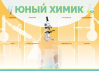 Стенд "Юный химик" Вариант 1 - fgospostavki.ru - Челябинск