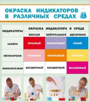 Стенд "Окраска индикаторов в различных средах" - fgospostavki.ru - Челябинск