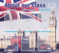 Стенд "About our class" - fgospostavki.ru - Челябинск