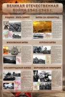 Стенд "Великая отечественная война (битвы)" - fgospostavki.ru - Челябинск