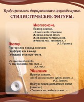 Стенд "Стилистические фигуры" Вариант 1 - fgospostavki.ru - Челябинск