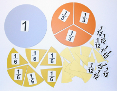 Набор магнитных карточек "Доли и дроби - 3" - fgospostavki.ru - Челябинск