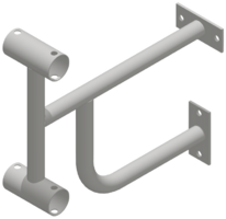 Кронштейн настенный (двухрядный) - fgospostavki.ru - Челябинск