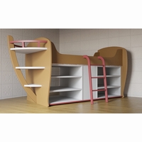 Детская кровать-чердак «Корабль» - fgospostavki.ru - Челябинск