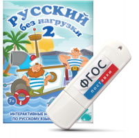 Игры по русскому языку для начальной школы "Русский без нагрузки 2" на USB - носителе - fgospostavki.ru - Челябинск