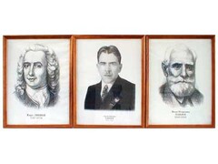 "Портреты выдающихся биологов" (деревянная рамка, под стеклом) - fgospostavki.ru - Челябинск