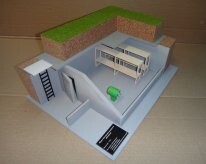 Макет встроенного противорадиационного укрытия (маленький вариант) - fgospostavki.ru - Челябинск