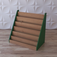 Стеллаж-витрина для книг "Познавательная горка" - fgospostavki.ru - Челябинск