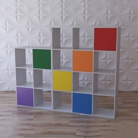 Стеллаж для игрушек и книг "Яркие акценты" - fgospostavki.ru - Челябинск