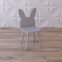 Стул «Ушки на макушке» белый - fgospostavki.ru - Челябинск