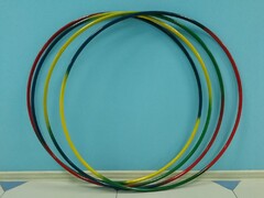 Обруч с утяжелителем стальной "Радуга" (900 миллиметров, 1050 грамм) - fgospostavki.ru - Челябинск