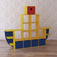 Стеллаж для игрушек "Пароход" - fgospostavki.ru - Челябинск