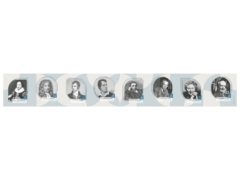 Стенд-лента "Выдающиеся писатели и деятели культуры стран изучаемых языков" (Великобритания) - fgospostavki.ru - Челябинск