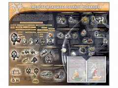 Стенд "Средства защиты органов дыхания (индивидуальные средства защиты)" - fgospostavki.ru - Челябинск