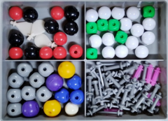 Комплект моделей атомов для составления моделей молекул со стержнями лабораторный - fgospostavki.ru - Челябинск