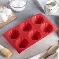 Форма для выпечки силиконовая 6 ячеек - fgospostavki.ru - Челябинск