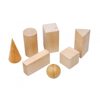 Набор "Тела геометрические" (деревянные) 14штук - fgospostavki.ru - Челябинск