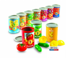 Набор для счета от 1 до 10 "Консервы" - fgospostavki.ru - Челябинск