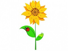 Сенсомоторное декоративно-развивающее панно "Подсолнух" - fgospostavki.ru - Челябинск