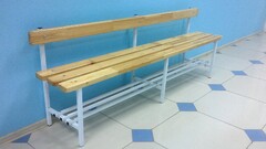 Скамья для раздевалок со спинкой (2,5 метра) - fgospostavki.ru - Челябинск