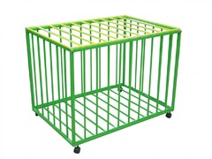 Контейнер для мячей на колесиках (разборный с крышкой) - fgospostavki.ru - Челябинск