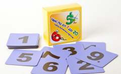 Набор магнитных карточек "Числа от 1 до 20" (фон фиолетовый) - fgospostavki.ru - Челябинск