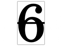 Набор магнитных карточек "Произвольный размер "6" (3 штуки) - fgospostavki.ru - Челябинск