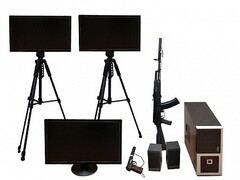 Учебно-тренировочный комплекс огневой подготовки "Стрелец-2/М" (мишень-монитор, массогабаритные макеты оружия АК и ПМ) - fgospostavki.ru - Челябинск