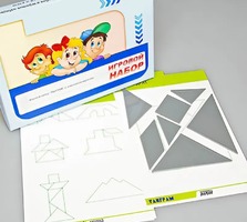Игровой набор "Танграм" (с комплектом карточек) - fgospostavki.ru - Челябинск