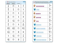 Комплект карточек (10) "Обучающий калейдоскоп. Дроби" - fgospostavki.ru - Челябинск