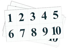 Набор цифр от 1 до 10 (для начальной школы) - fgospostavki.ru - Челябинск