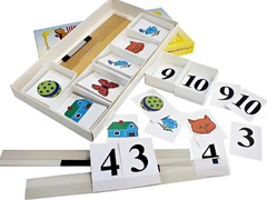 Счетная лесенка (ламинированная, с магнитным креплением) - fgospostavki.ru - Челябинск