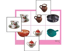 Логопедическое лото "Посуда" (4 планшета, 24 карточки, цветное, ламинированное) - fgospostavki.ru - Челябинск