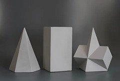 Набор гипсовых геометрических тел (15 штук) - fgospostavki.ru - Челябинск