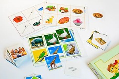 Лото "Иностранный язык" (3 игры, 6 планшетов, 36 карточек, цветные, ламинированные) - fgospostavki.ru - Челябинск