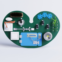 Бизиборд «Зеленое сердце» - fgospostavki.ru - Челябинск