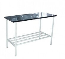 Стол на металлическом каркасе с продольными стяжками 900*1500*750(900) - fgospostavki.ru - Челябинск