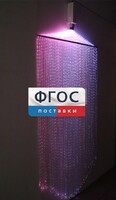 Фибероптическая занавесь (150 волокон) с интерактивным источником света - fgospostavki.ru - Челябинск