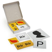 Модель-аппликация "Наследование резус-фактора" (набор из 19 карт) - fgospostavki.ru - Челябинск