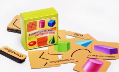 Набор магнитных карточек "Геометрические фигуры и тела" - fgospostavki.ru - Челябинск