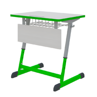 Парта NOMAD одноместная регулируемая по высоте с антивандальной кромкой - fgospostavki.ru - Челябинск