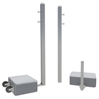 Бадминтонные стойки мобильные (с противовесами, на колесах) - fgospostavki.ru - Челябинск