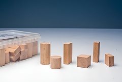 Игровой набор Фребеля "Конструктор" (50 элементов, бук, серия "Красота вокруг нас") - fgospostavki.ru - Челябинск