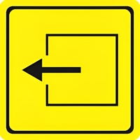 Тактильный знак (выход из помещения) 150х150 - fgospostavki.ru - Челябинск